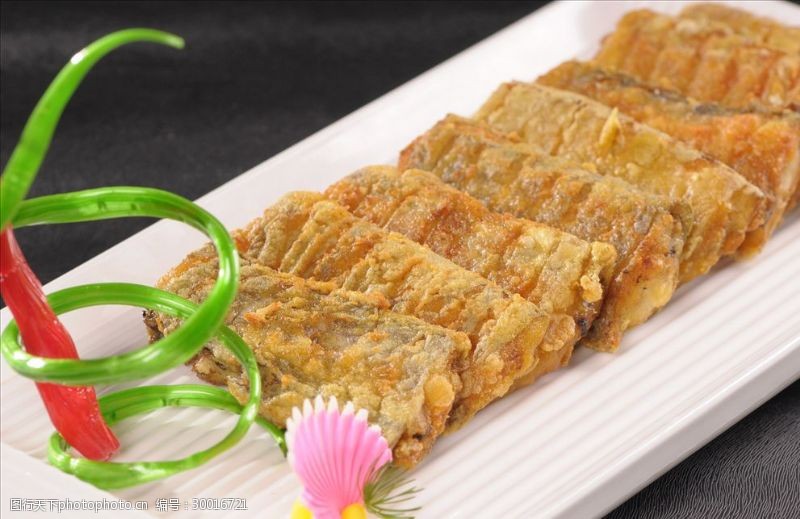 香炸带鱼图片素材