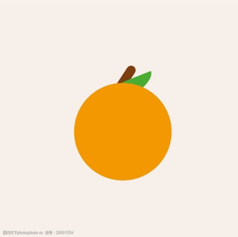 插画本子卡通橙子