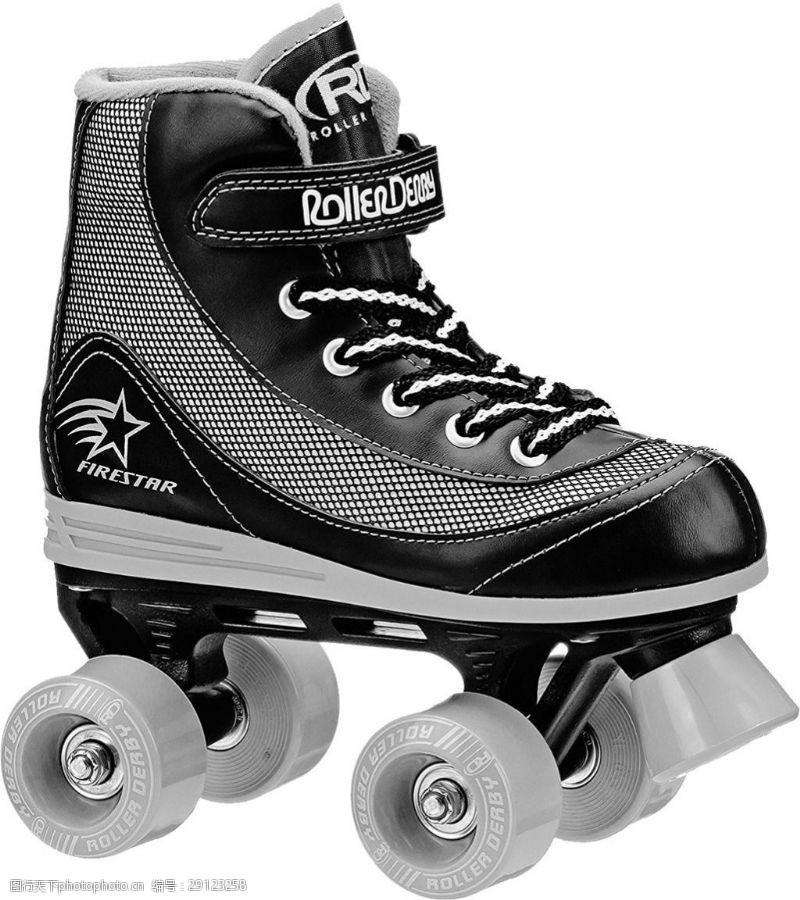 滑冰鞋灰黑色溜冰鞋免抠png透明素材