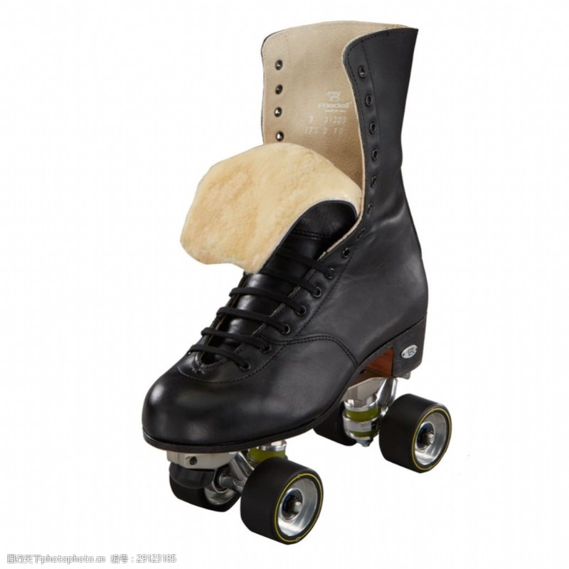 滑冰鞋黑色长筒溜冰鞋免抠png透明素材