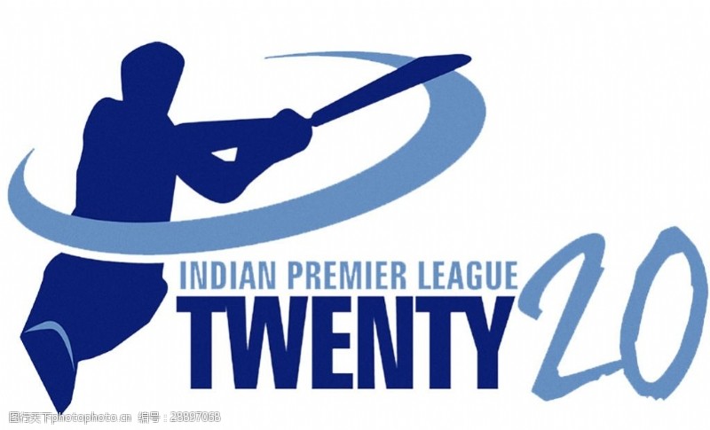 俱乐部印度板球联赛20年标志