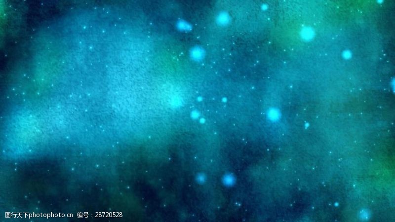 梦幻唯美蓝色粒子动态视频素材