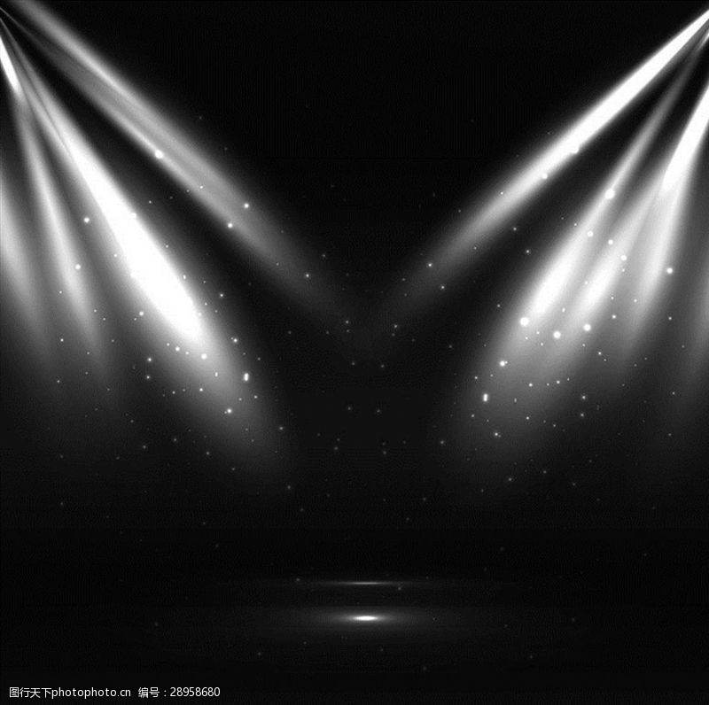 聚焦舞台灯光光效抽象