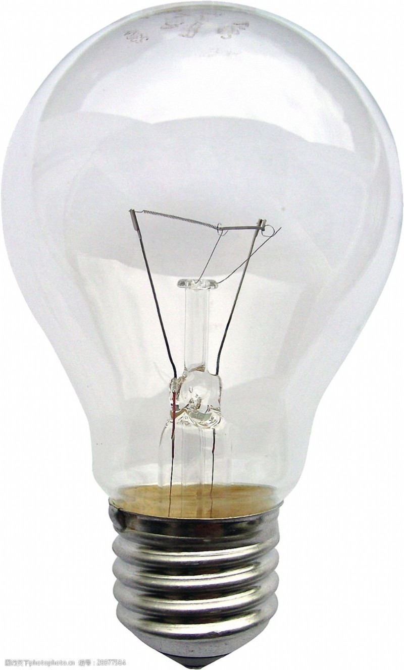 电灯泡创意图玻璃白炽灯免抠png透明素材