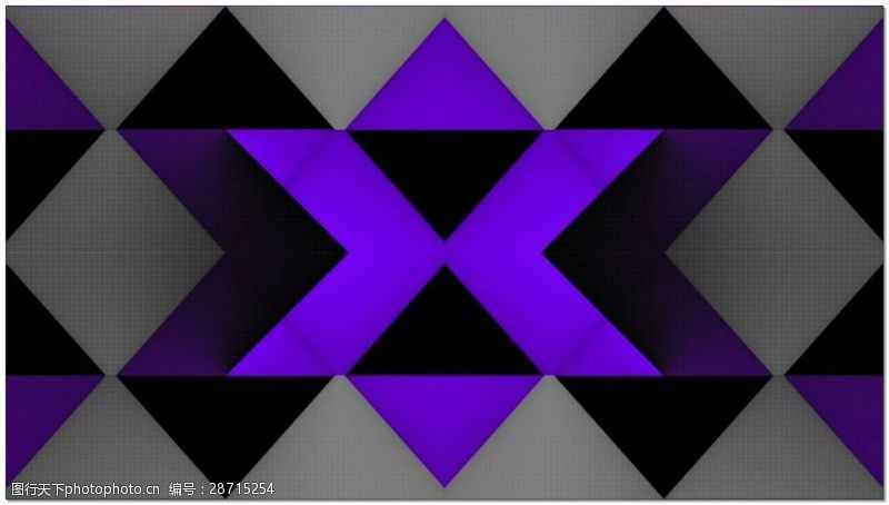 动态视频素材紫色平面方块视频素材