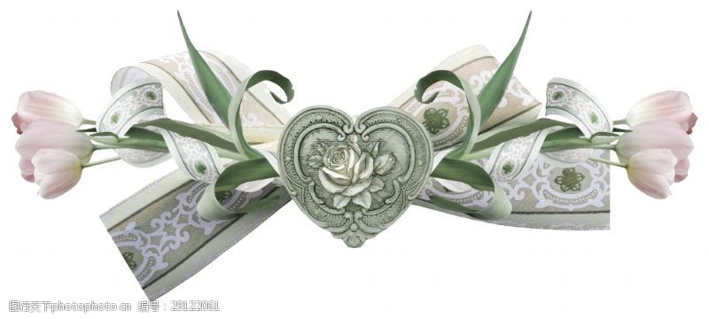 花束装饰浪漫欧式设计花束png透明素材