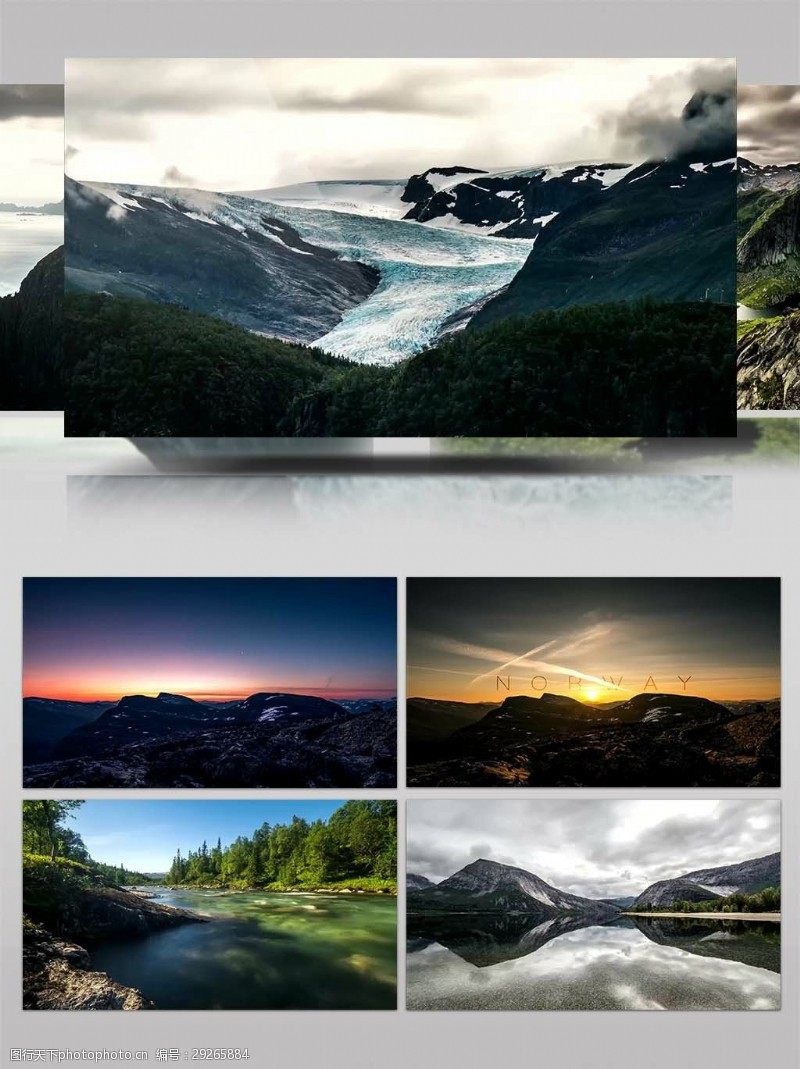 时间流逝4K超清延时拍摄挪威唯美景观视频素材
