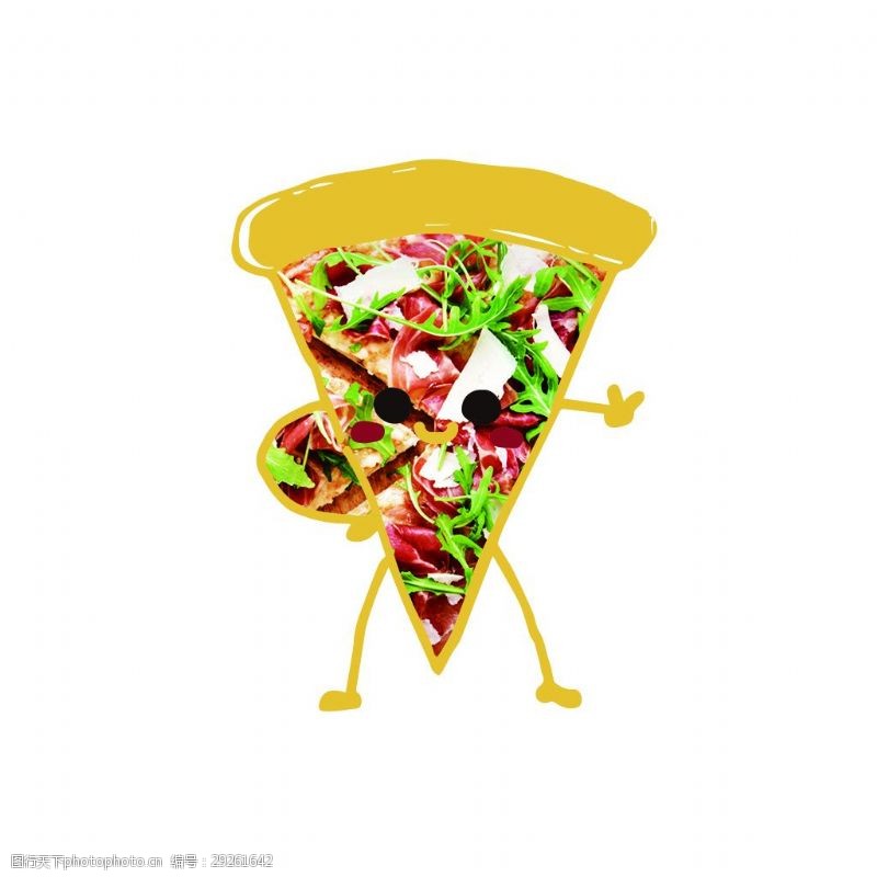 披萨图案创意披萨大人图案