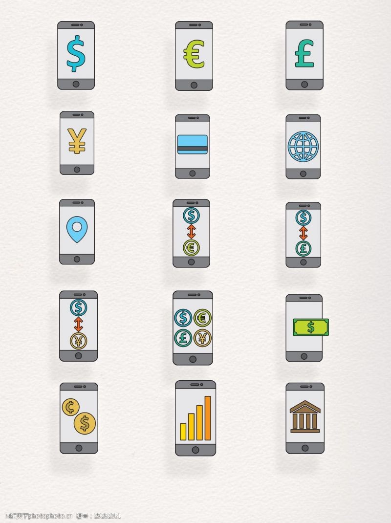 美金货币符号海报设计-第6页-图行天下素材网