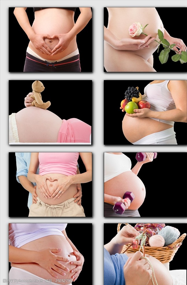 婴儿护理高清免抠孕妇png素材