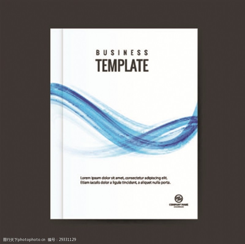 欧美模板企业画册封面背景设计