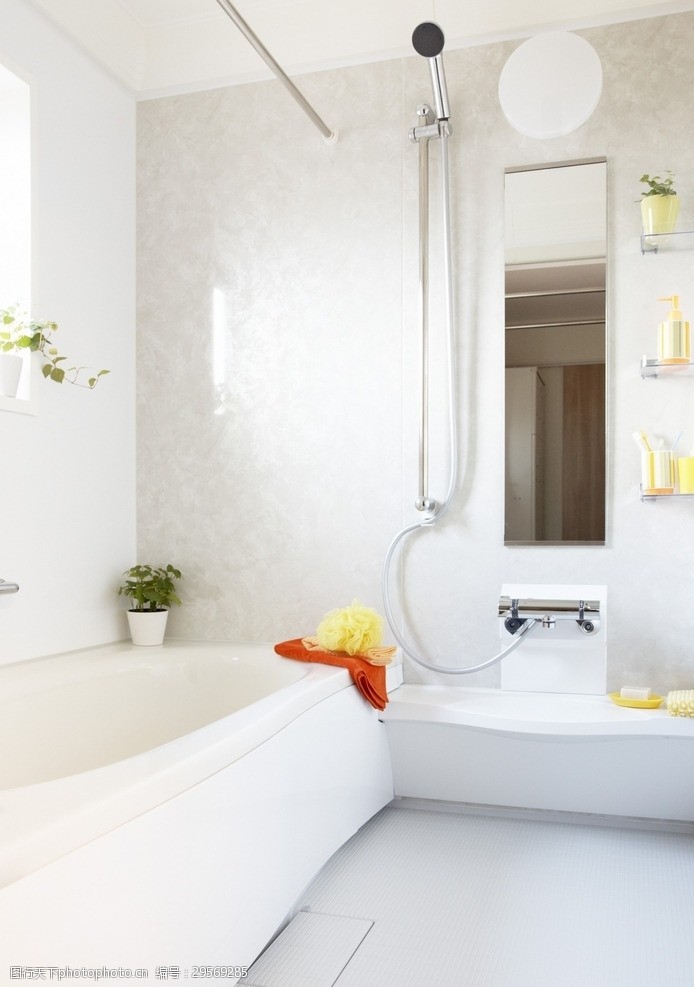 时尚客厅现代浴室高清图片素材