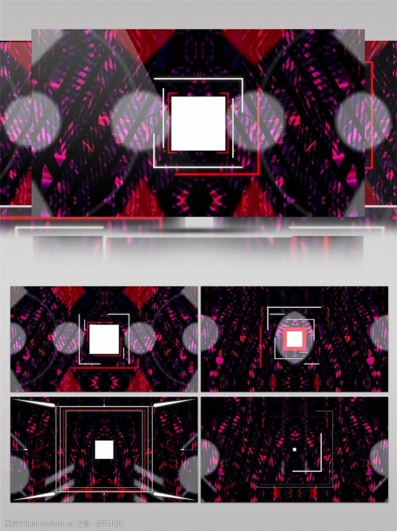 动态壁纸手机壁纸红色光束舞台动态视频素材