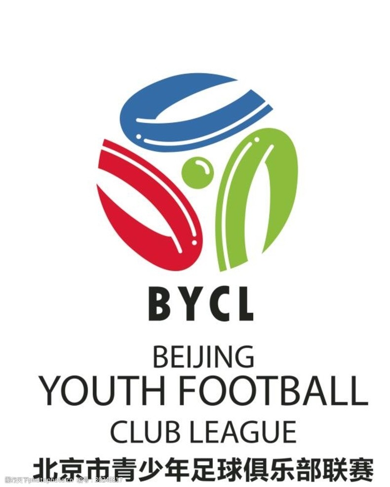 青年足球北京市青少年足球俱乐部LOGO