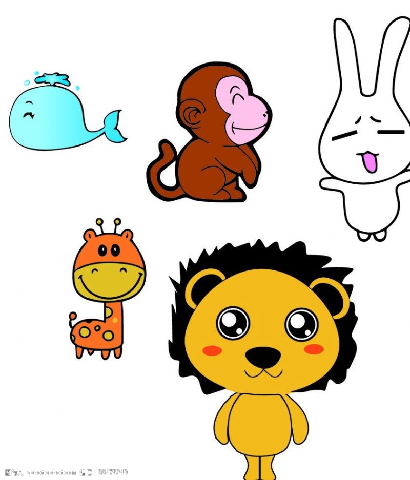 卡通的动物卡通动物