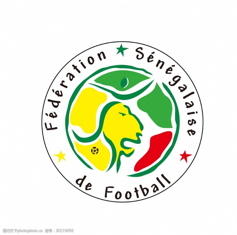 足球运动塞内加尔国家队标志