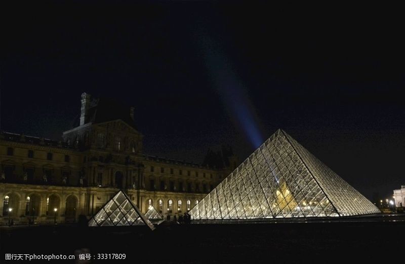 欧洲之旅卢浮宫玻璃金字塔
