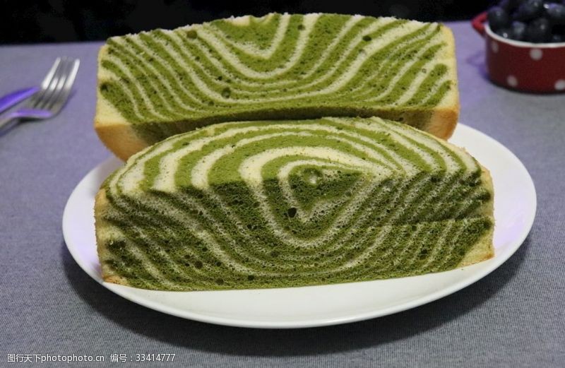 抹茶奶绿绿茶蛋糕
