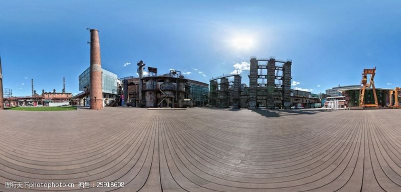 虚拟现实北京798艺术区街景