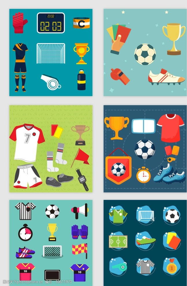 世界杯主题矢量体育图标题图标网页图标