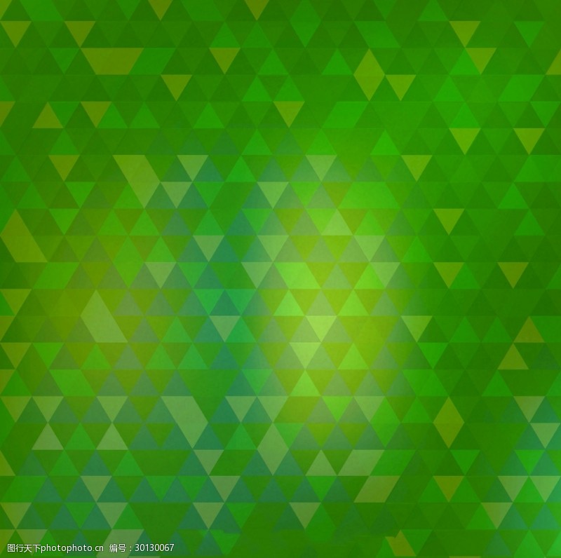 三菱广告绿色三角形背景