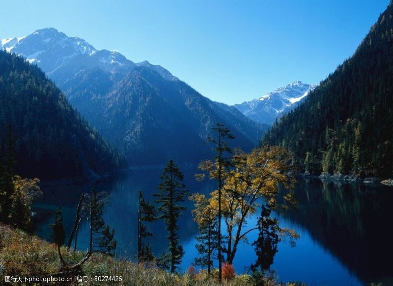 美丽湖泊景色自然风光图片唯美风景