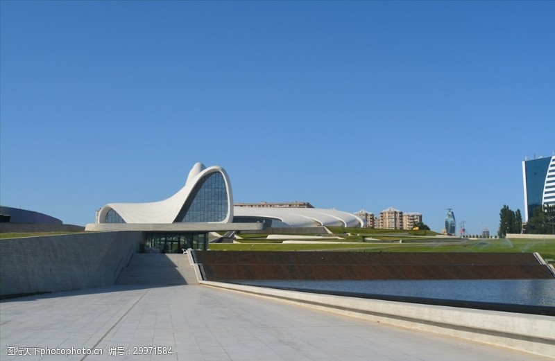 阿利耶夫文化中心阿塞拜疆巴库