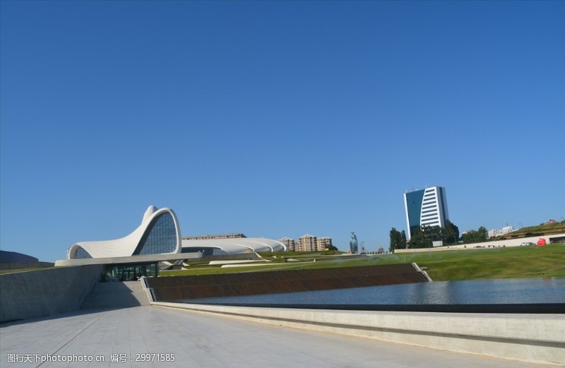 阿利耶夫文化中心阿塞拜疆巴库