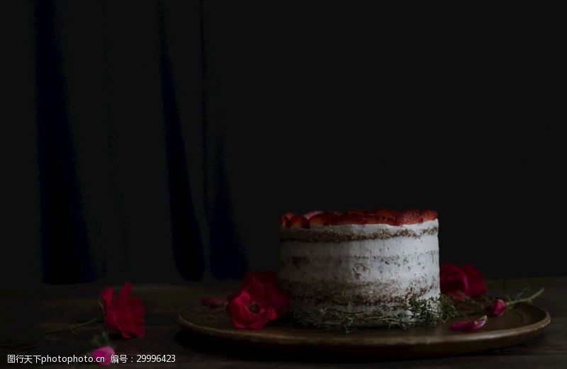 油菜花海报奶油蛋糕甜甜圈