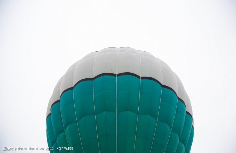 五彩热气球气球