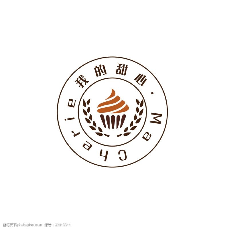 西米糕烘焙甜品logo设计
