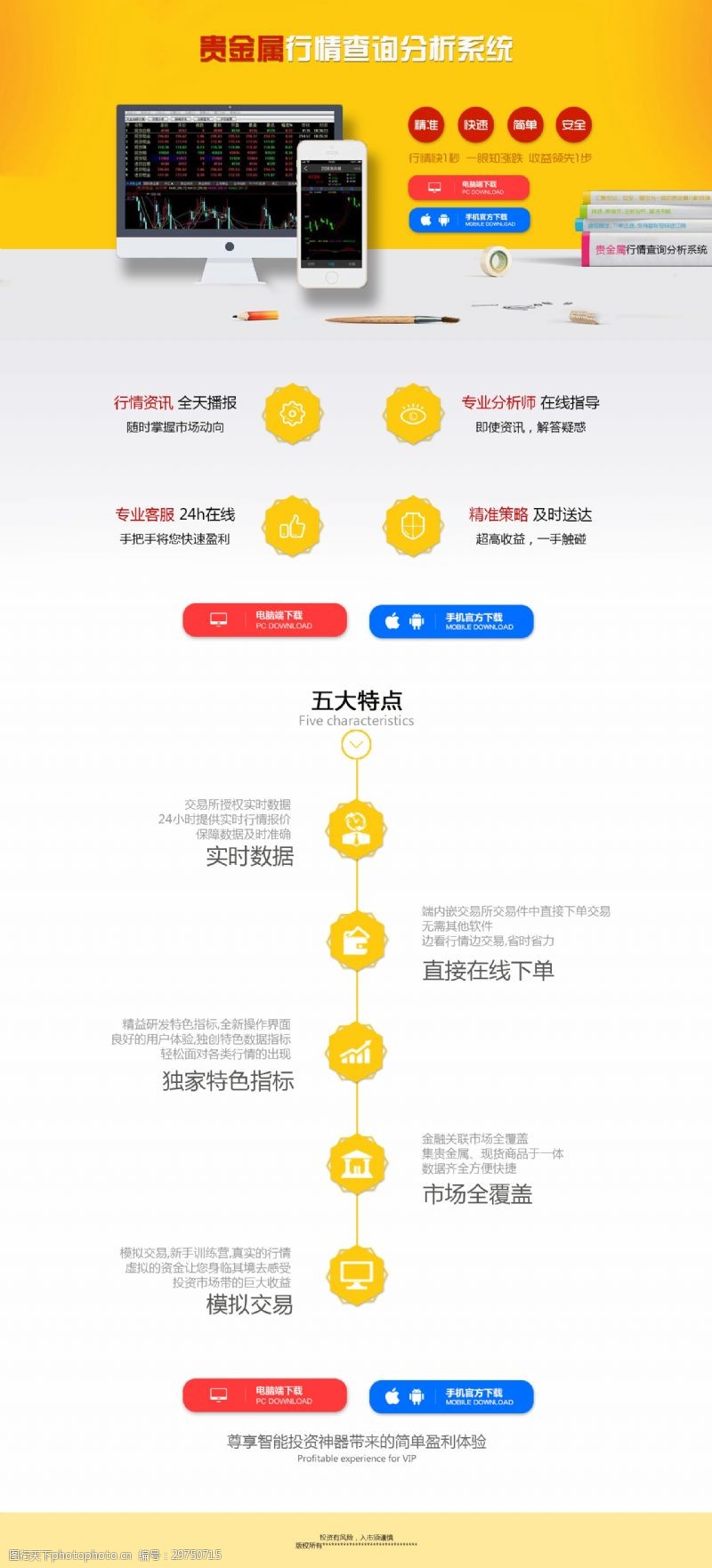 贵金属交易软件系统的特点