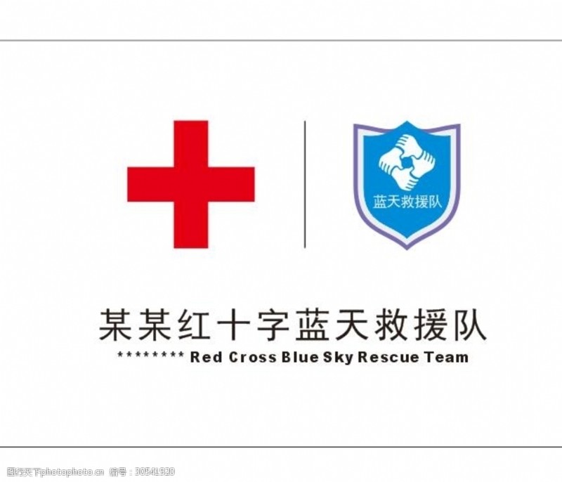 红十字蓝天救援队旗