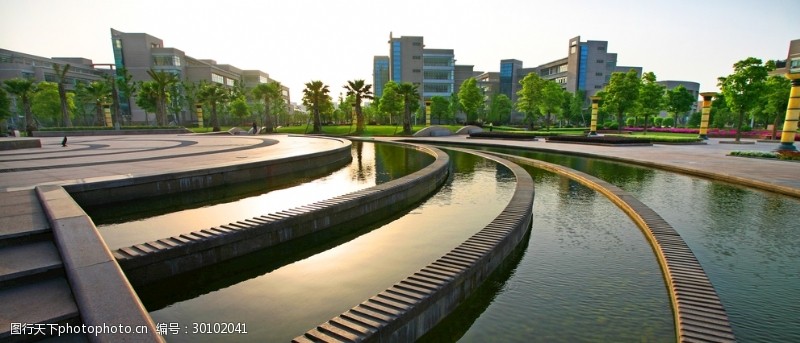 浙江财经大学摄影校园风景