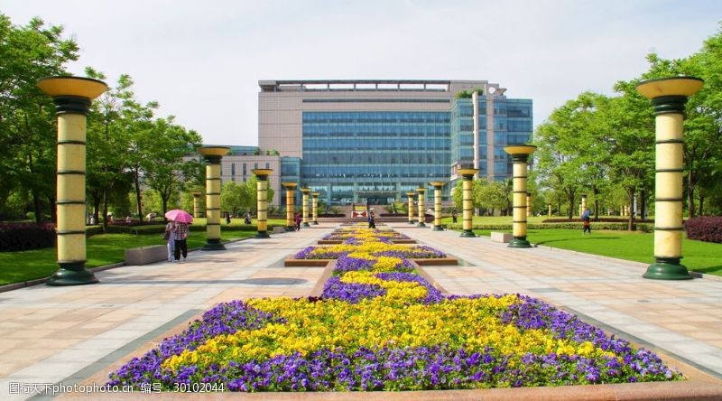 浙江财经大学摄影校园风景