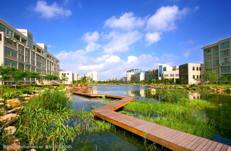 浙江财经大学摄影校园风景